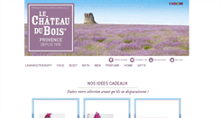 Desktop Screenshot of lechateaudubois.fr